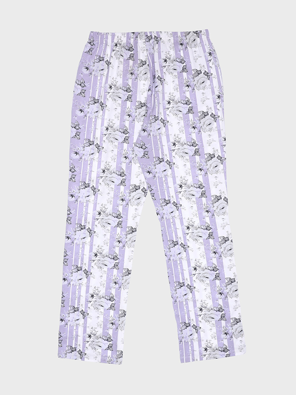 Elasticated Waist Patterned Women's Pyjama Bottoms-2