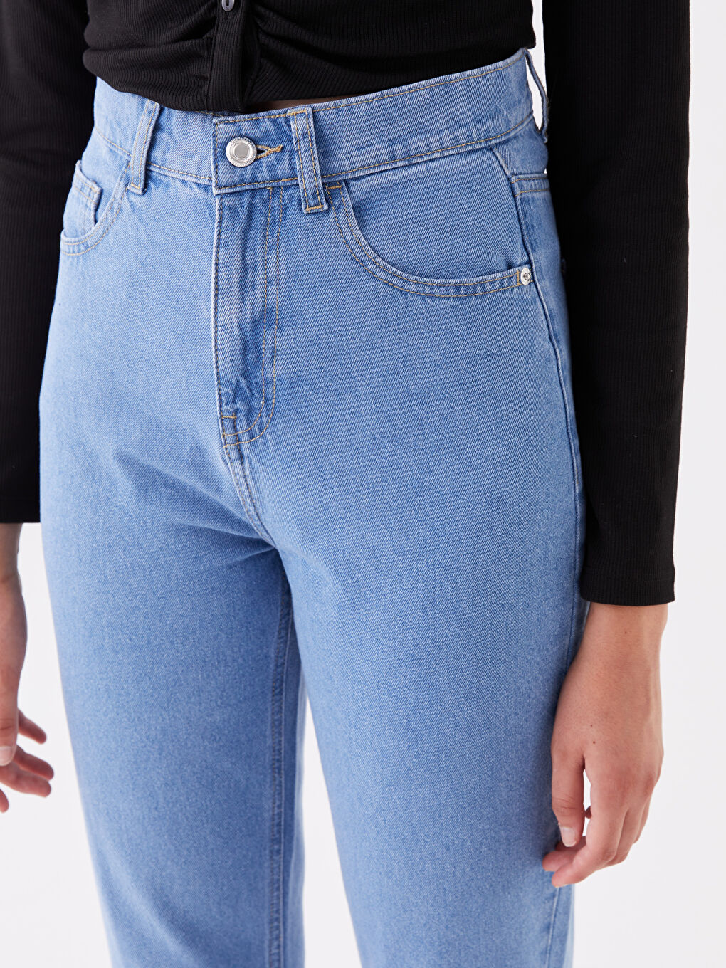 LCW Jeans Mom Fit Women's Jeans -W3HE14Z8-311