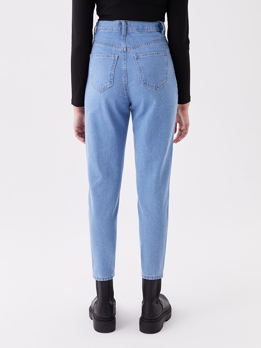 LCW Jeans Mom Fit Women's Jeans -W3HE14Z8-311