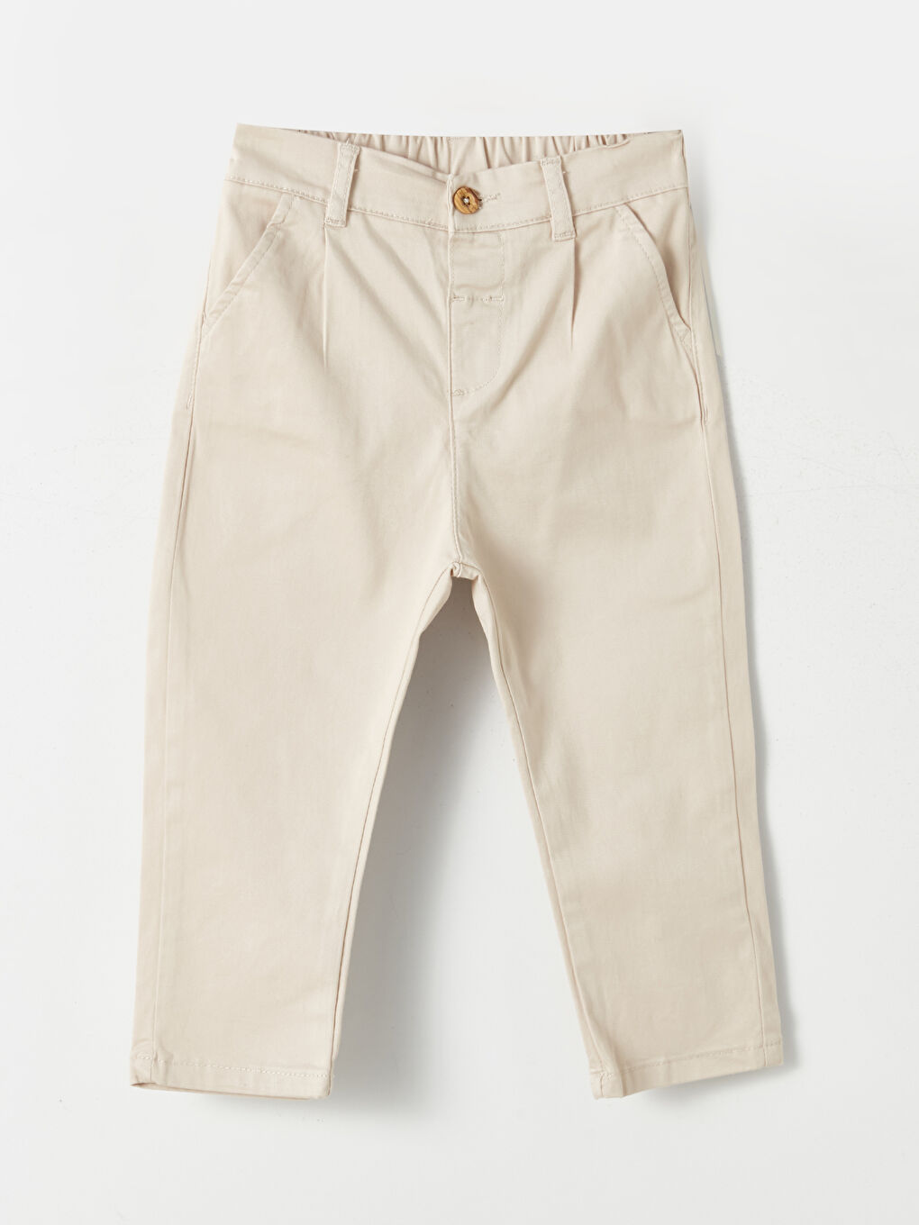 Beyaz Hakim Yaka Uzun Kollu Erkek Bebek Gömlek ve Pantolon-3