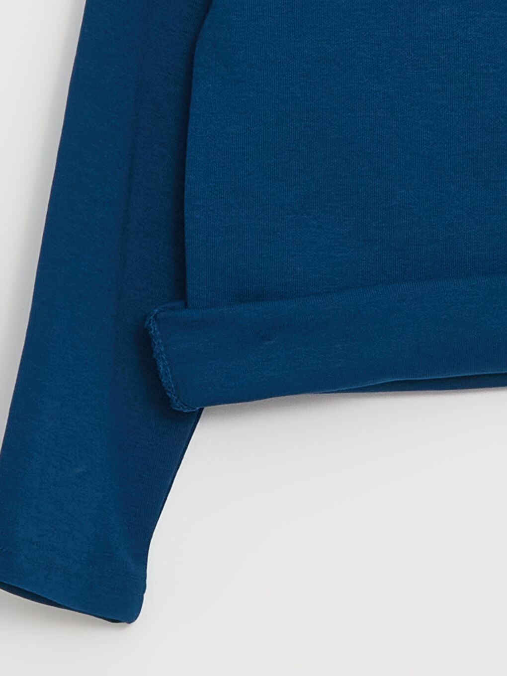 Mavi Bisiklet Yaka Basic Uzun Kollu Erkek Çocuk Tişört-4