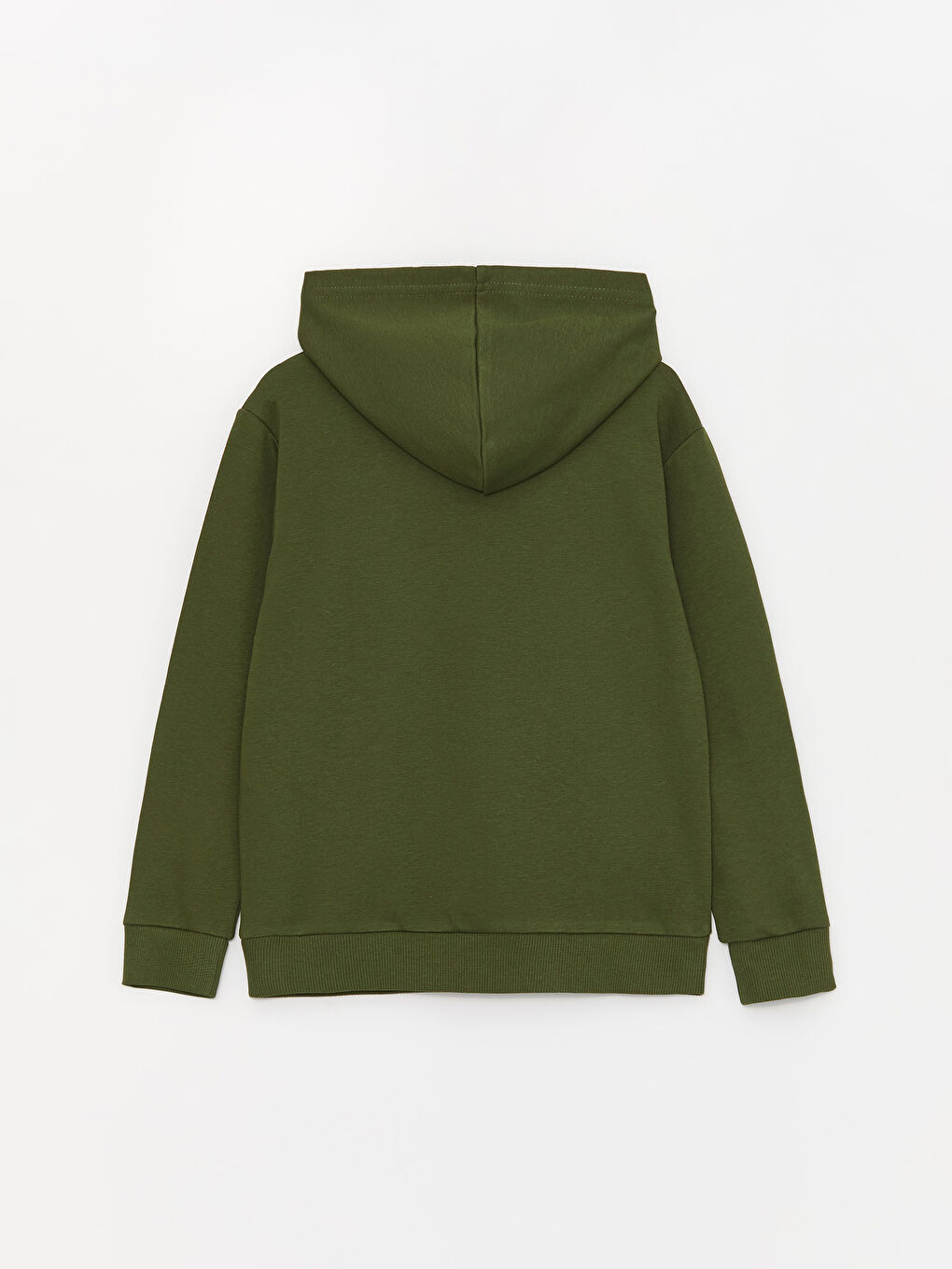 LCW Kids Orta Yeşil Basic Uzun Kollu Erkek Çocuk Hoodie - 3