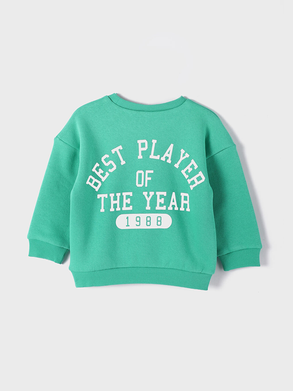 Crew Neck Printed Baby Boys' Sweatshirt and Tracksuit Bottom 2 Pack-2