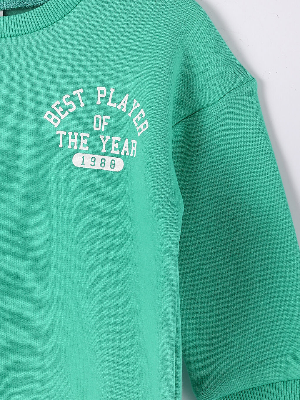 Crew Neck Printed Baby Boys' Sweatshirt and Tracksuit Bottom 2 Pack-5