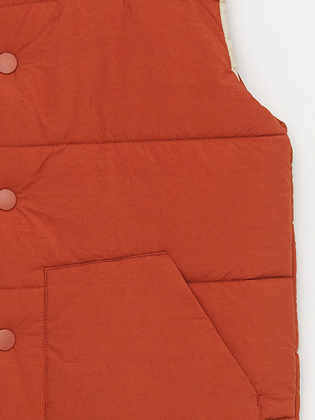 Kahverengi Dik Yaka Erkek Bebek Yelek-4