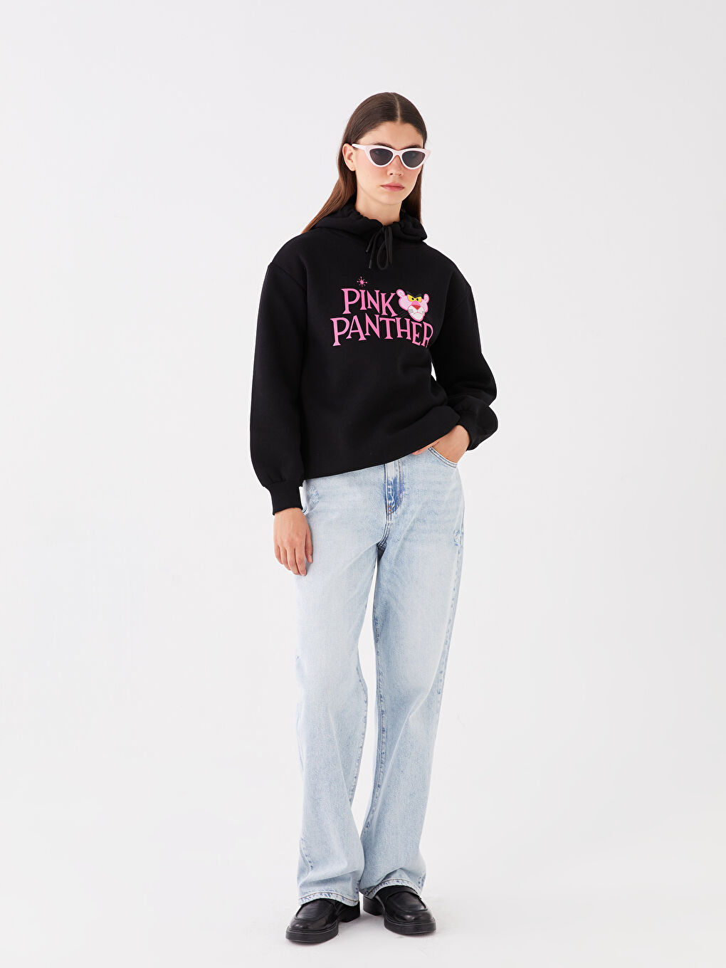 Mavi Yüksek Bel Straight Fit Kadın Jean Pantolon