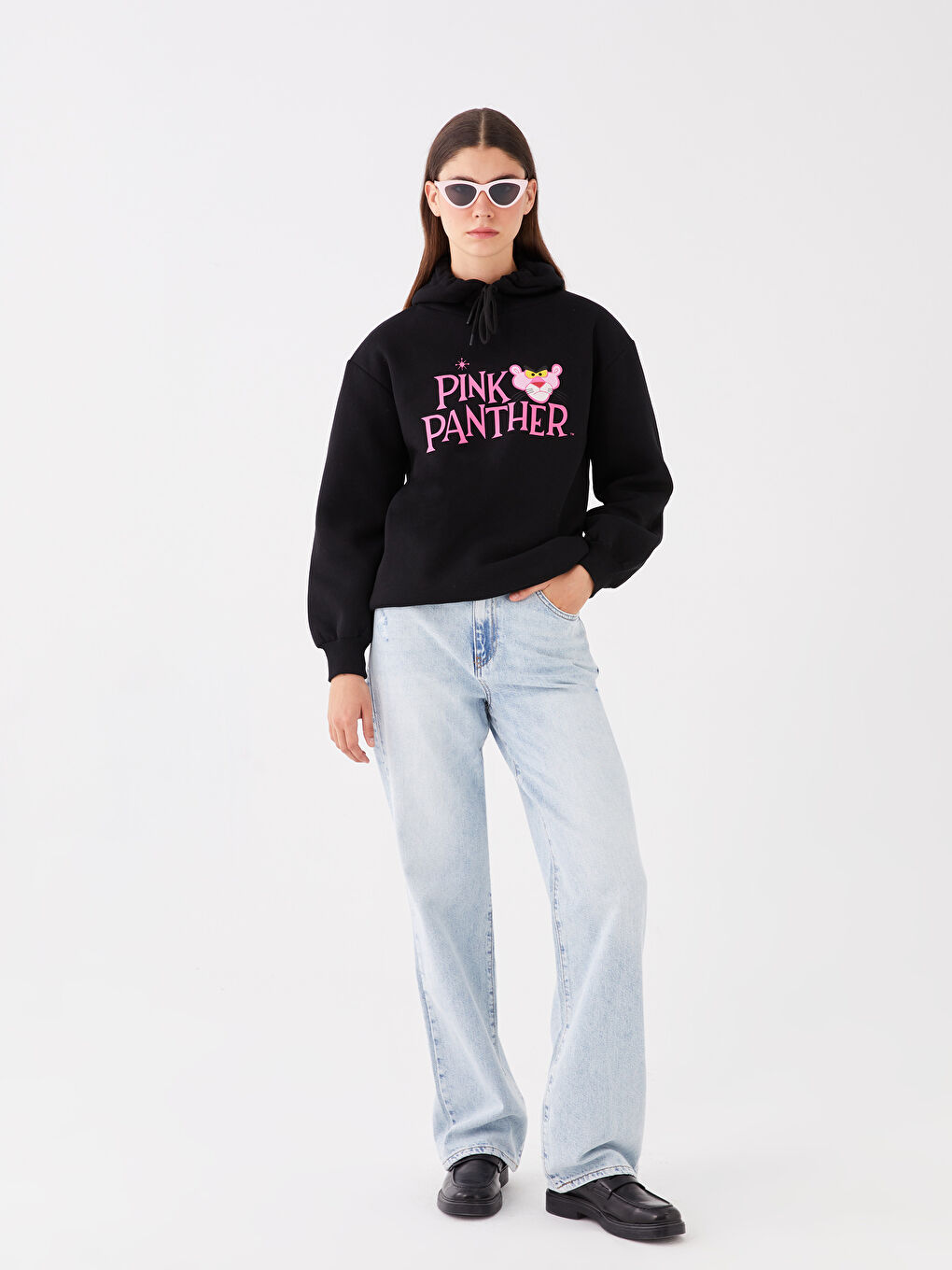 Mavi Yüksek Bel Straight Fit Kadın Jean Pantolon-2