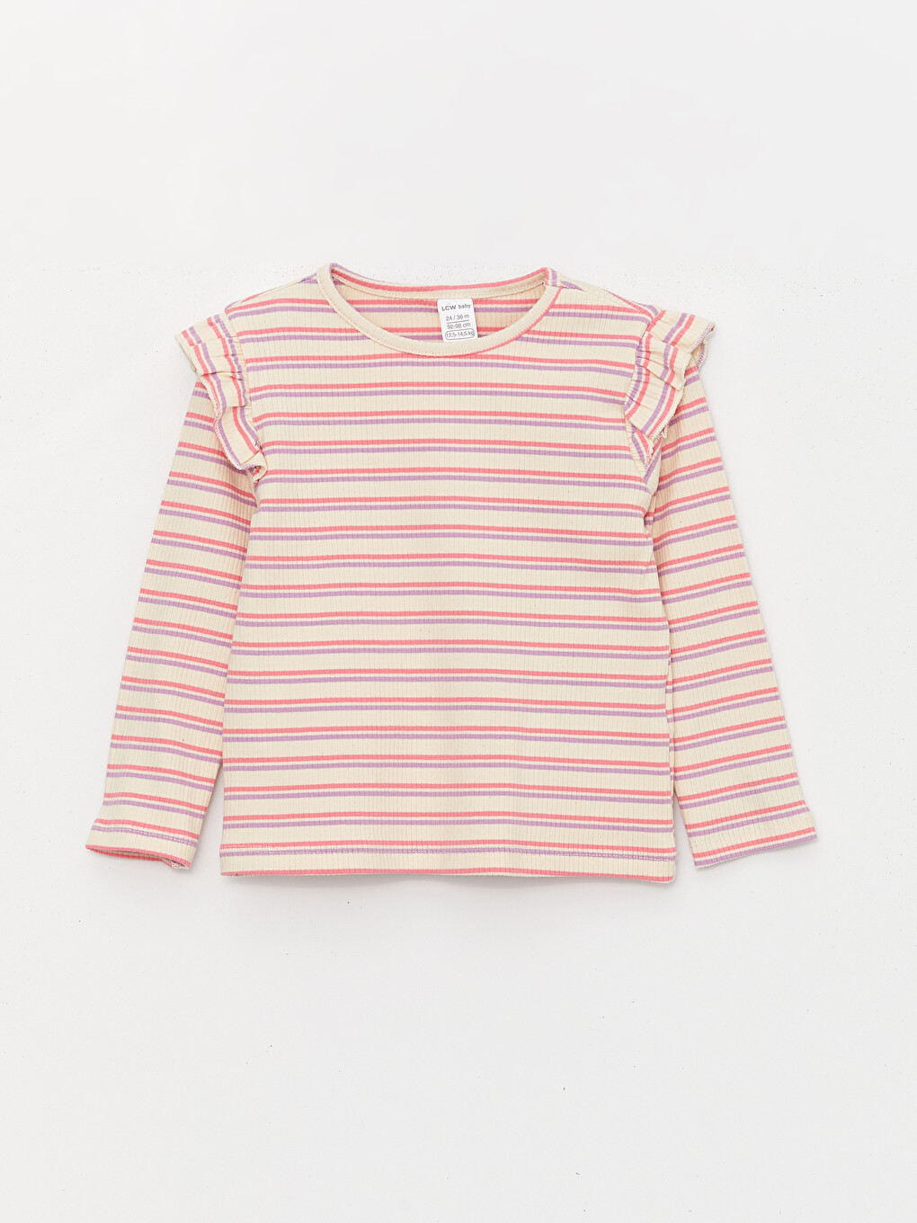 Crew Neck Long Sleeve Baby Girls' T-Shirt and Tights 2 Pack Set-1