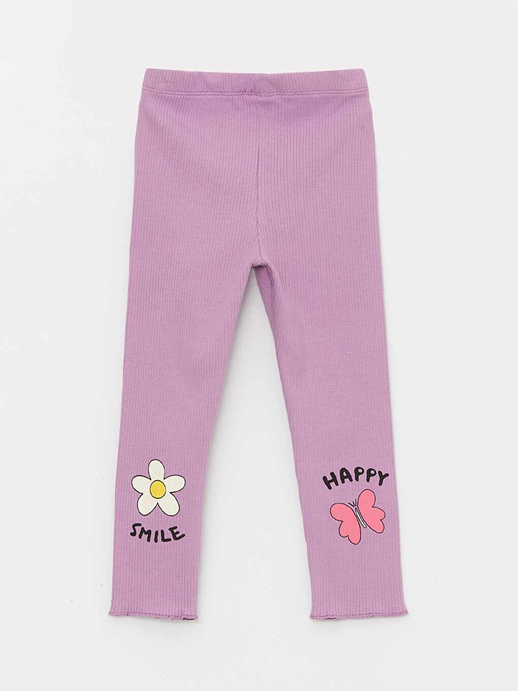 Crew Neck Long Sleeve Baby Girls' T-Shirt and Tights 2 Pack Set-4