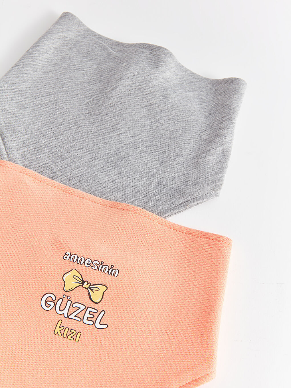 Kız Bebek Mama Önlüğü 2'li-1