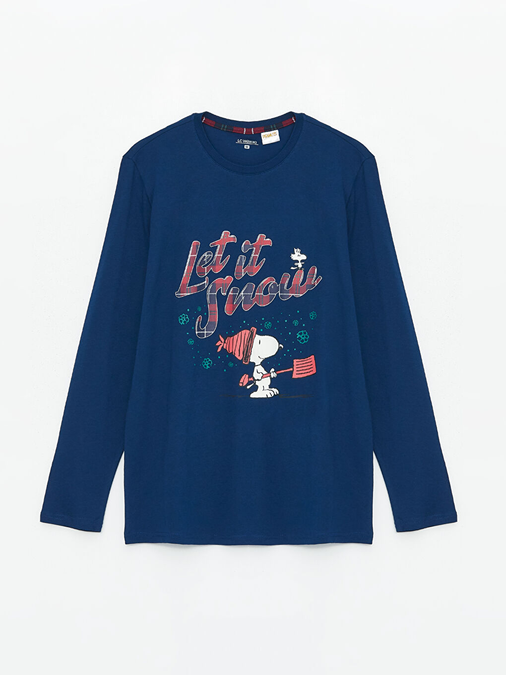 LC WAIKIKI Regulär Geschnittenes Snoopy Bedrucktes Pyjama-Set für Herren -W3HH15Z8-LSJ