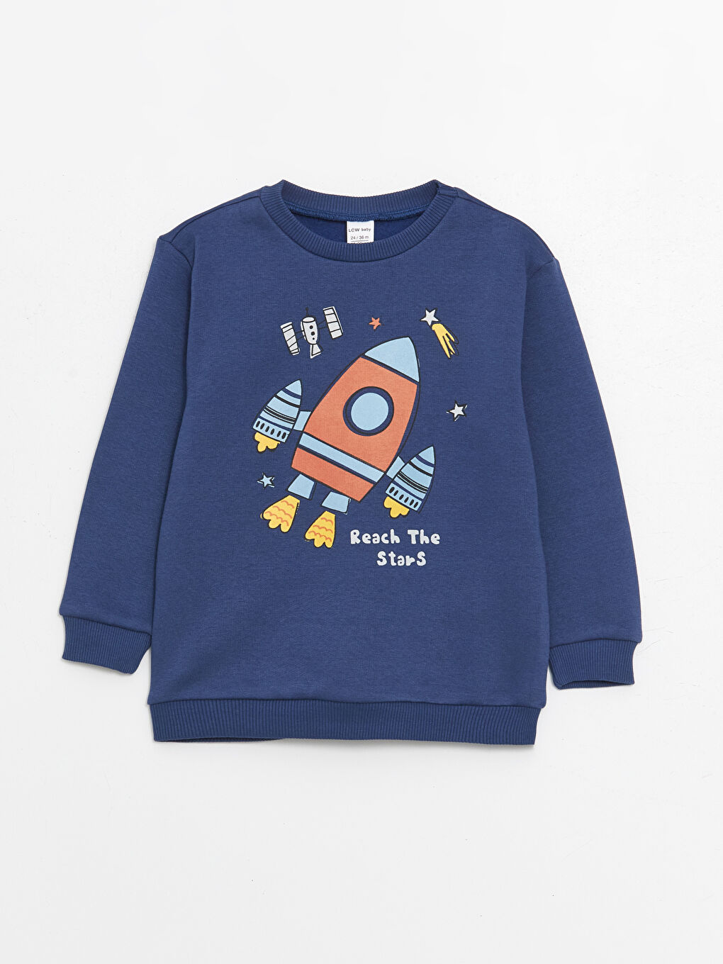 Crew Neck Long Sleeve Printed Baby Boy Sweatshirt 2-Pack-1