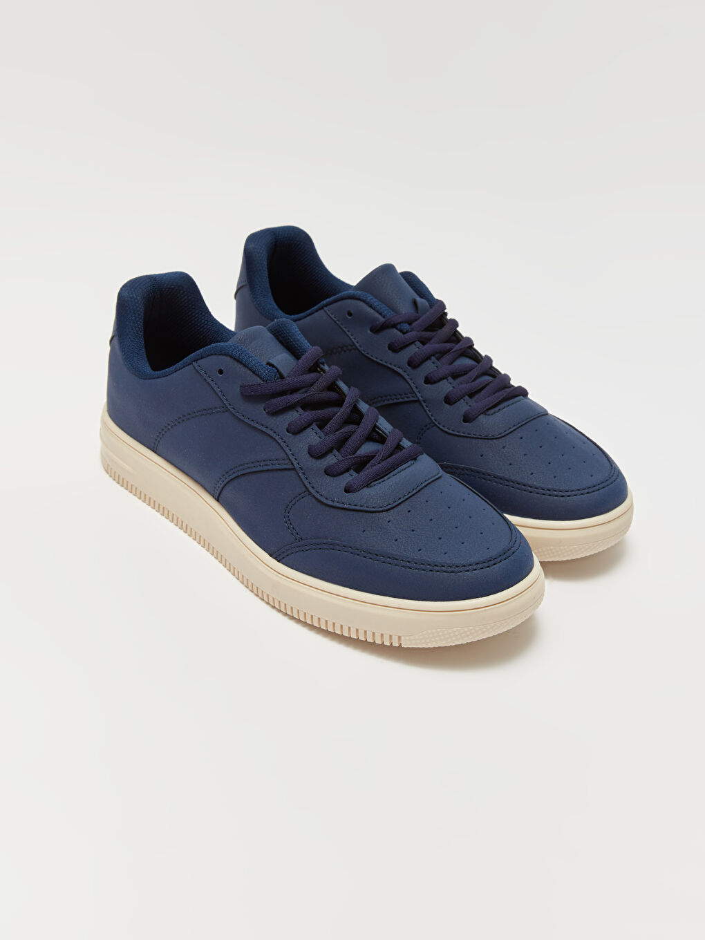 Lacivert Bağcıklı Erkek Spor Ayakkabı