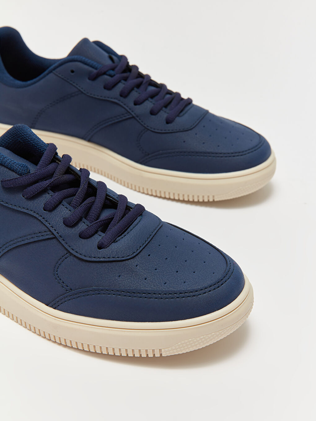Lacivert Bağcıklı Erkek Spor Ayakkabı-2