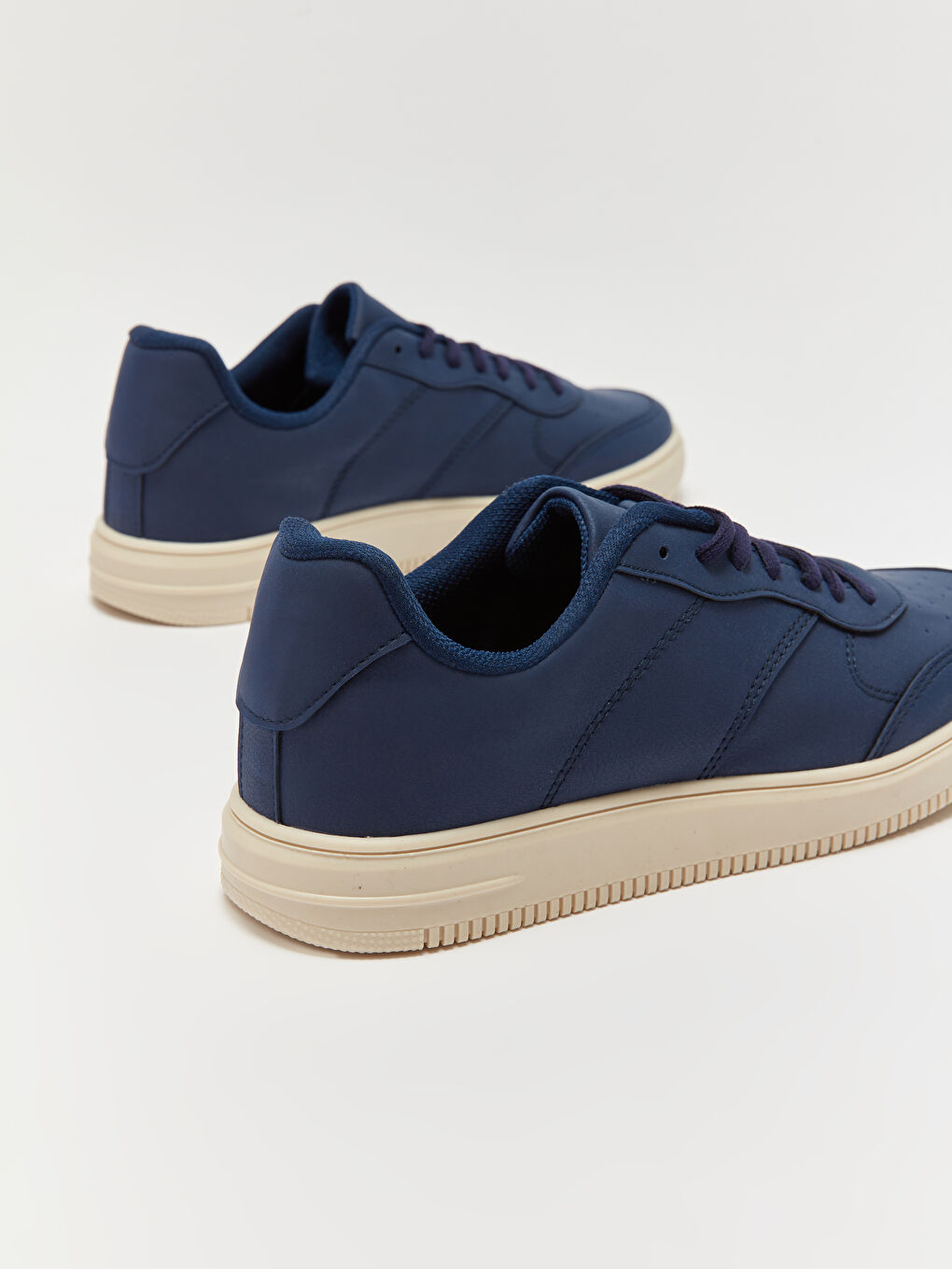 Lacivert Bağcıklı Erkek Spor Ayakkabı-4