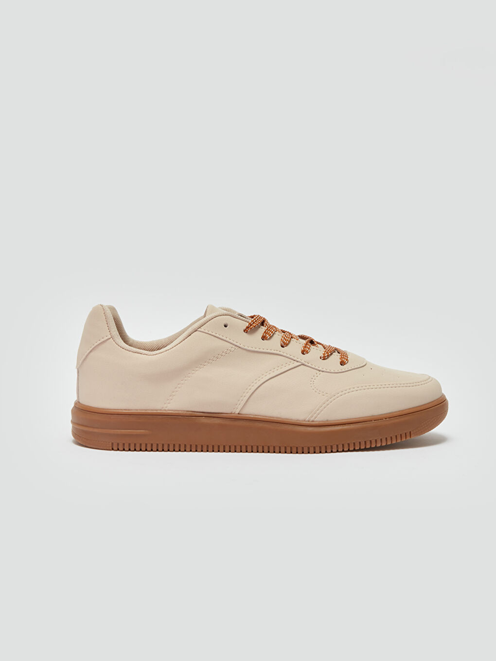 Bej Bağcıklı Erkek Spor Ayakkabı-1