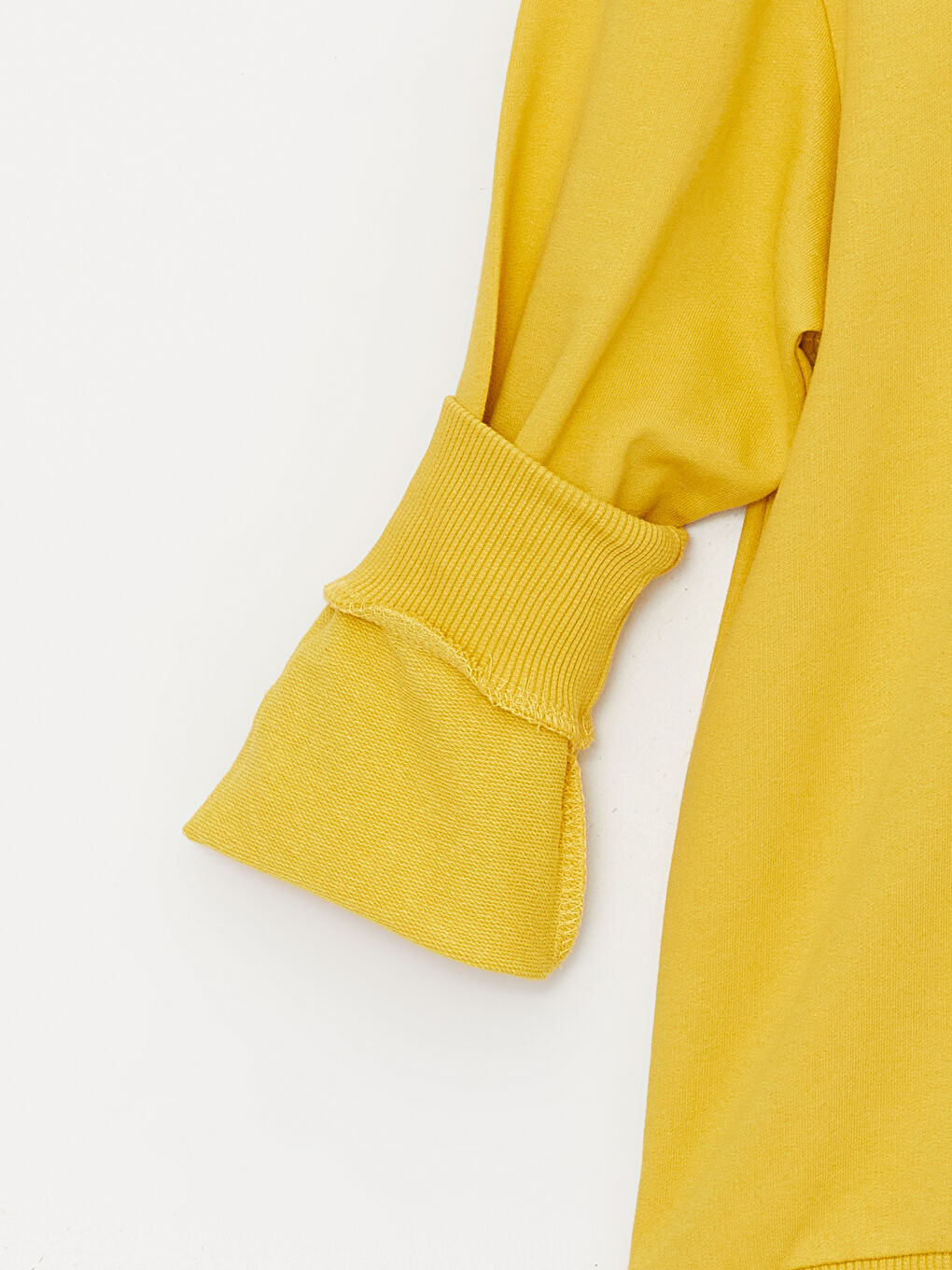 Sarı Nostaljik Maymun Baskılı Erkek Çocuk Sweatshirt-1