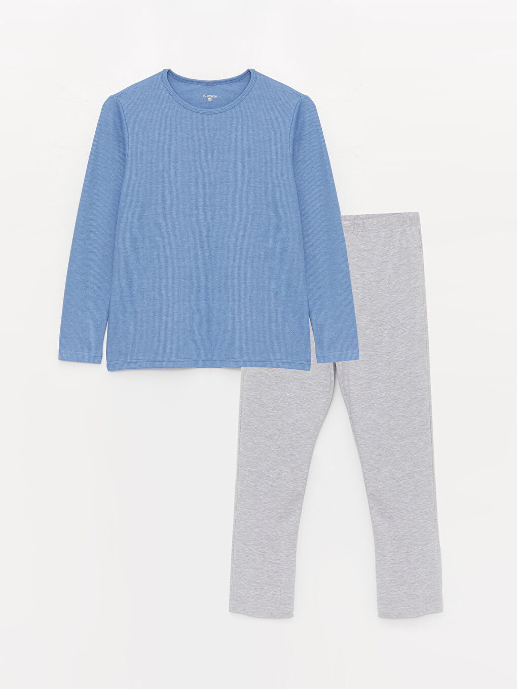 Mavi Standart Kalıp Erkek Pijama Takımı-5