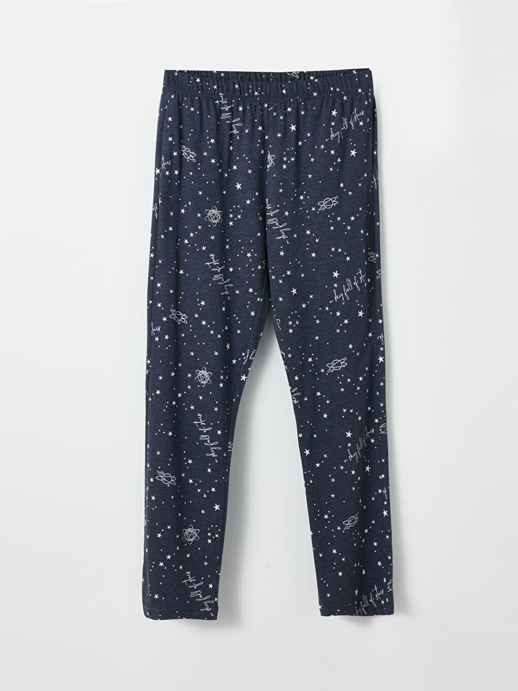 LC WAIKIKI Blue-Navy Standart Kalıp Erkek Pijama Takımı - 8