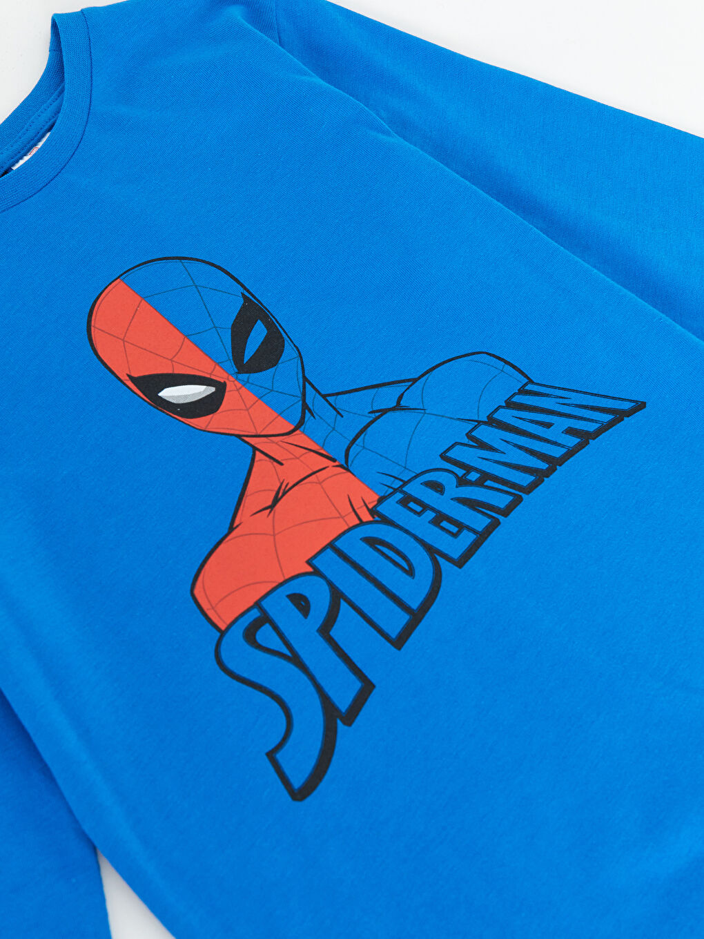 Tricou cu Mânecă Lungă Imprimat Spider-Man pentru Băieți cu Guler Rotund-2