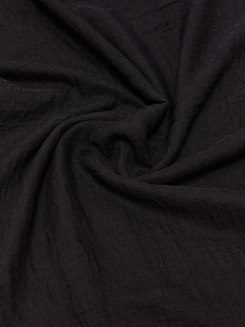 Siyah Desenli Püskül Detaylı Kadın Şal-2