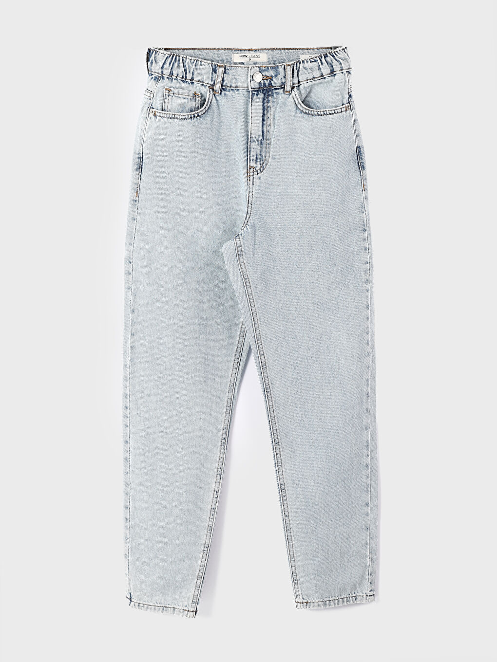 Jean Coupe Maman à Taille Élastiquée pour Femmes