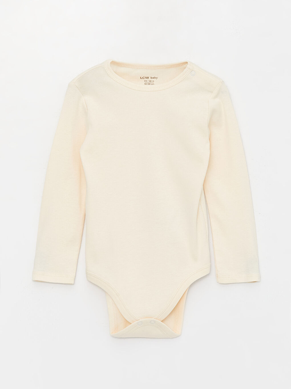 Mavi Bisiklet Yaka Uzun Kollu Basic Erkek Bebek Çıtçıtlı Bodysuit 2'li-1