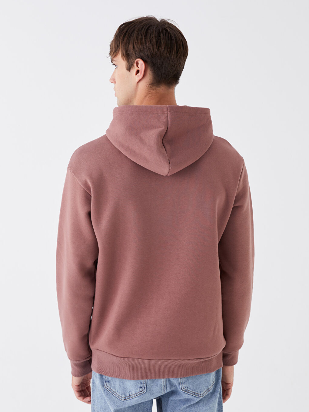 XSIDE Mat Gül Kurusu Uzun Kollu Baskılı Erkek Hoodie - 4