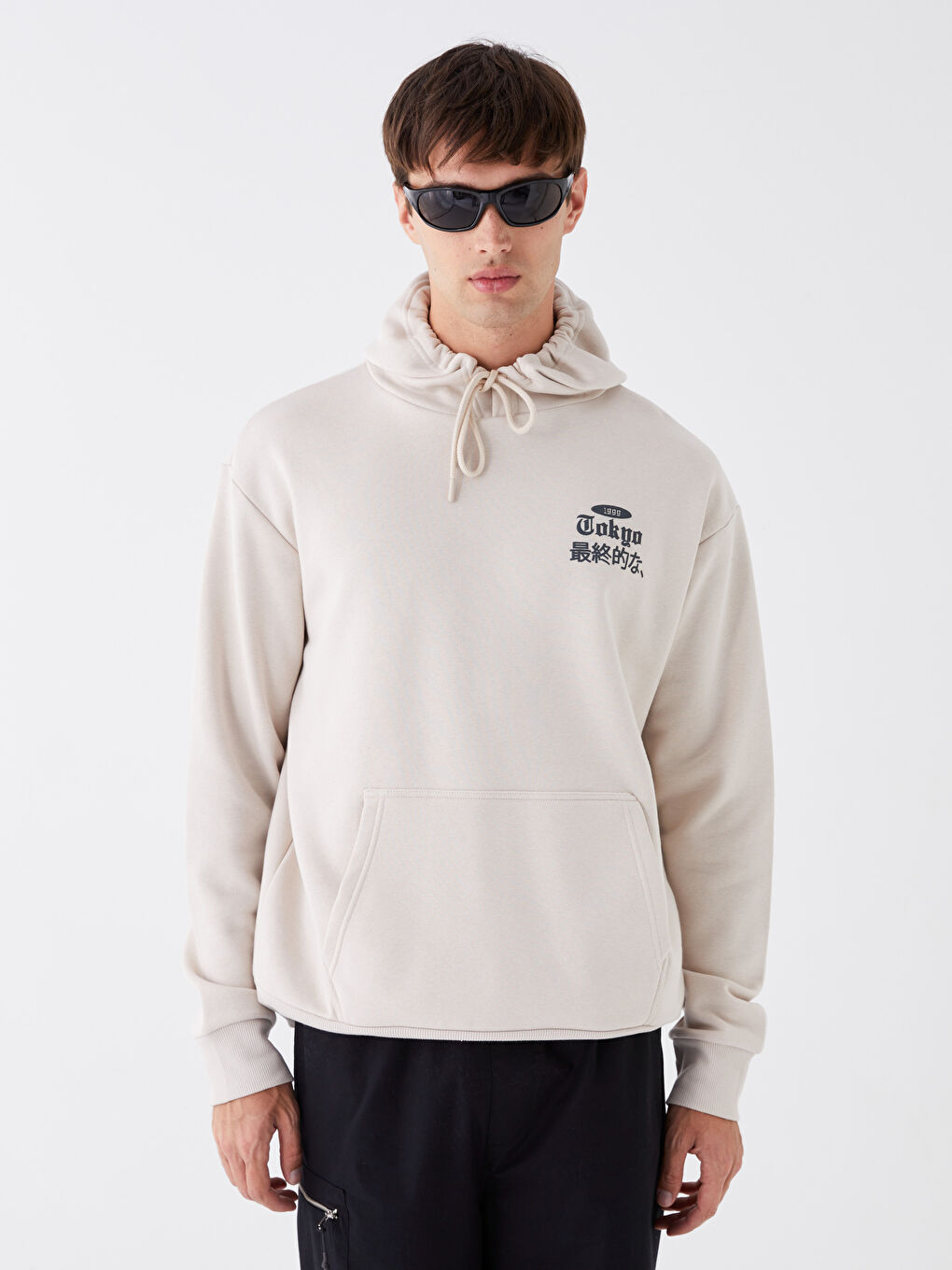 Long Sleeve Printed Men's Hoodie-1
