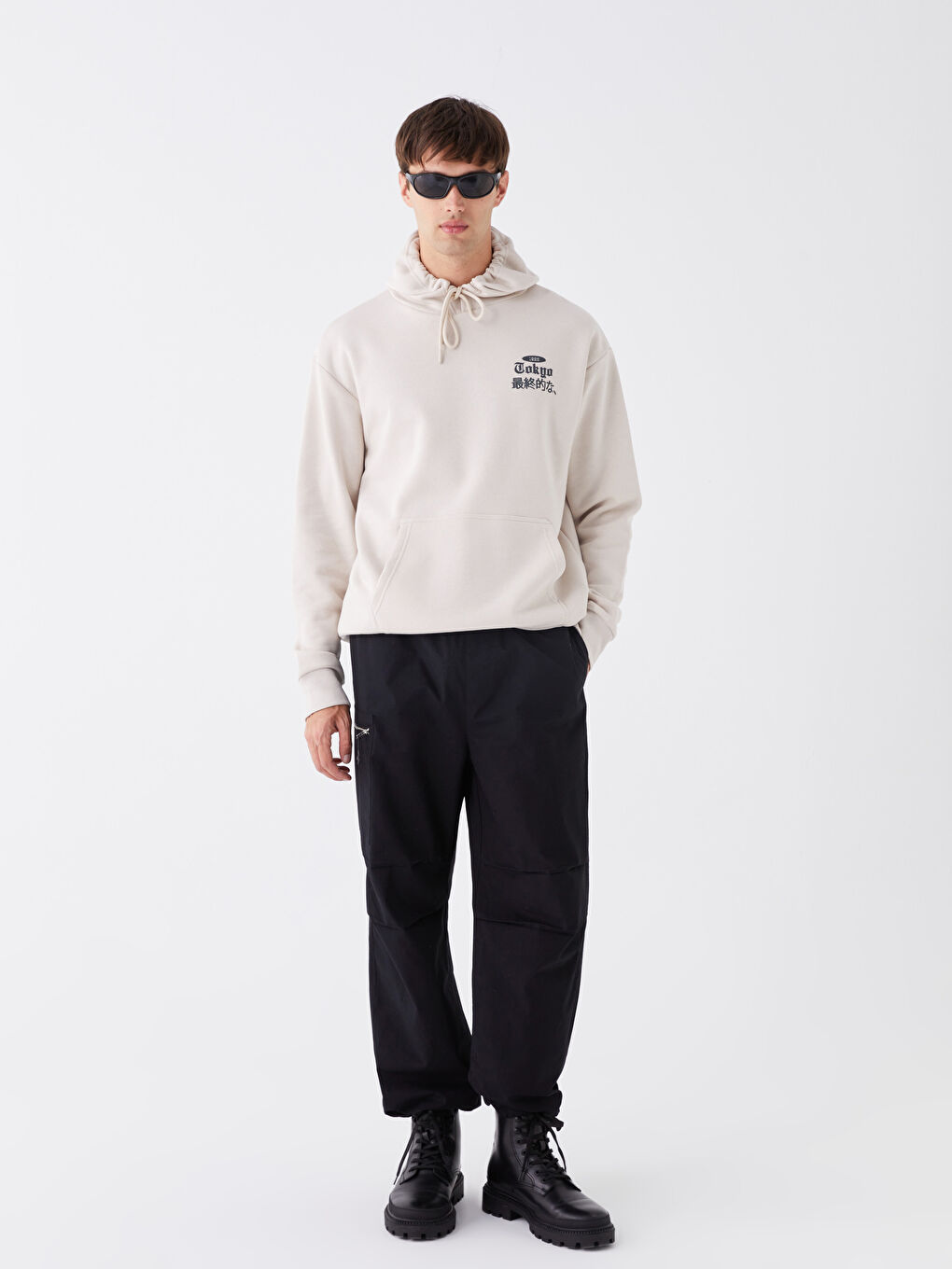 Long Sleeve Printed Men's Hoodie-2
