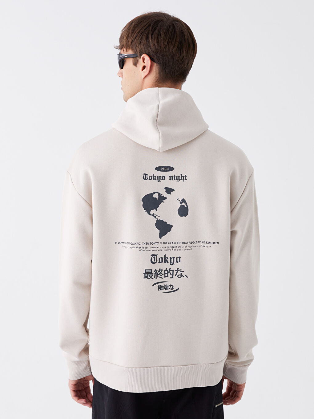 Long Sleeve Printed Men's Hoodie-4