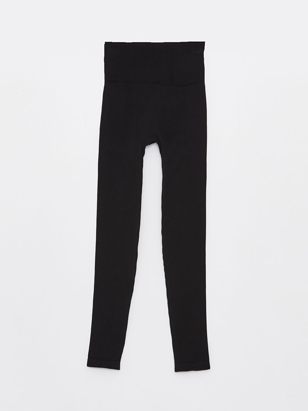Elasticated Waist Plain Seamless Women's Leggings-5