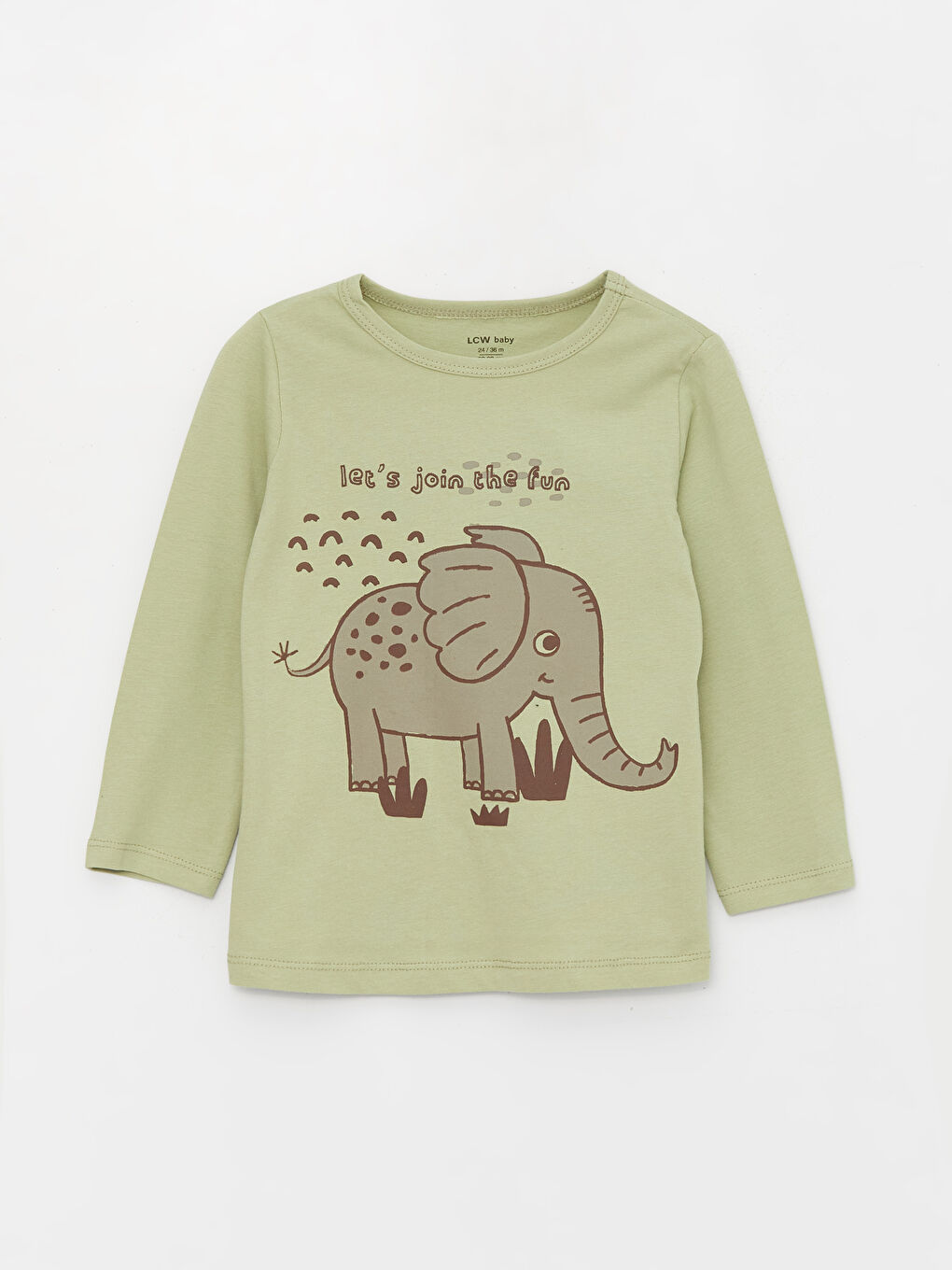 Yeşil Bisiklet Yaka Baskılı Erkek Bebek Pijama Takımı-1