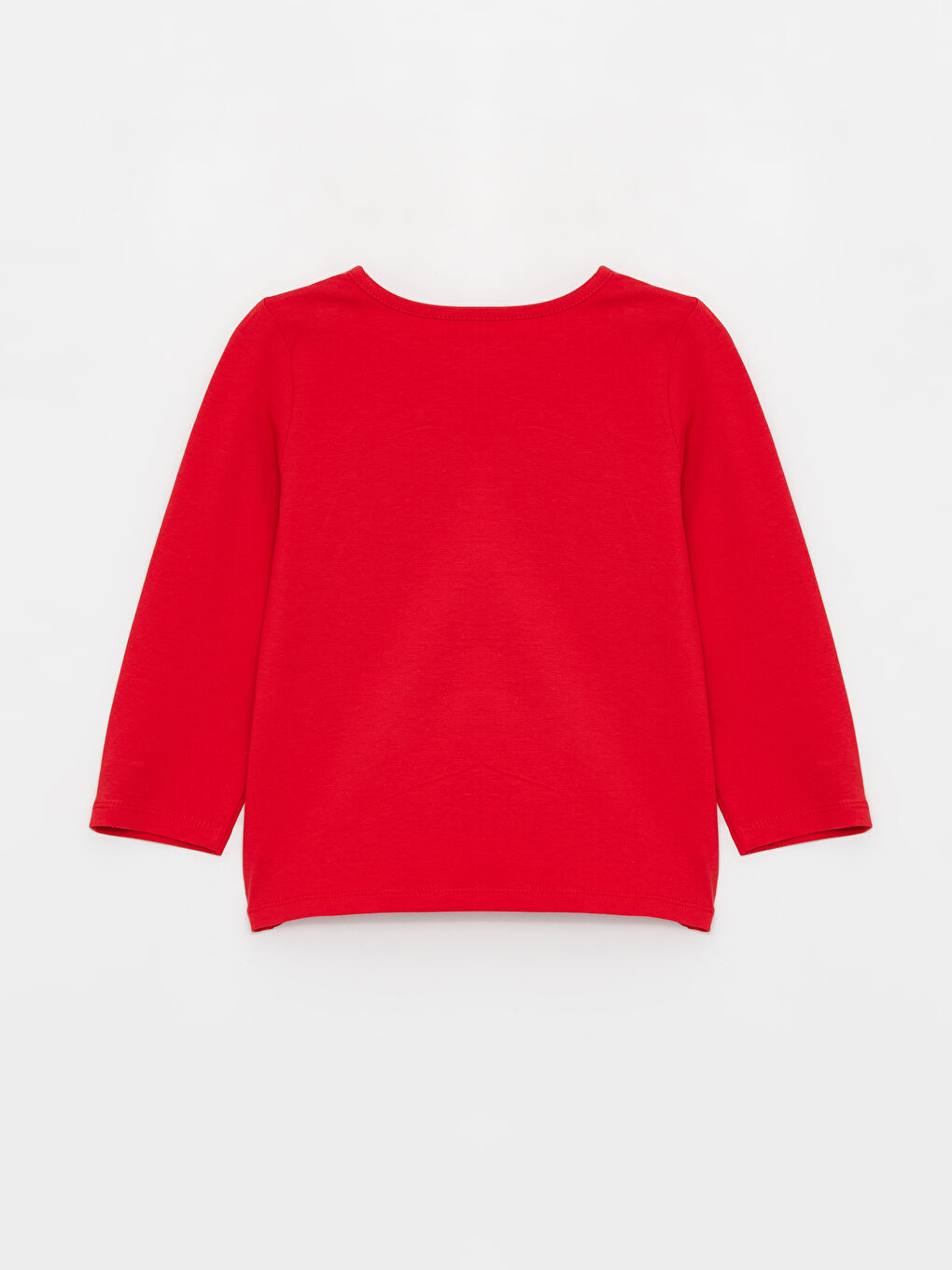 Kırmızı Bisiklet Yaka Uzun Kollu Kız Bebek Pijama Takımı-2