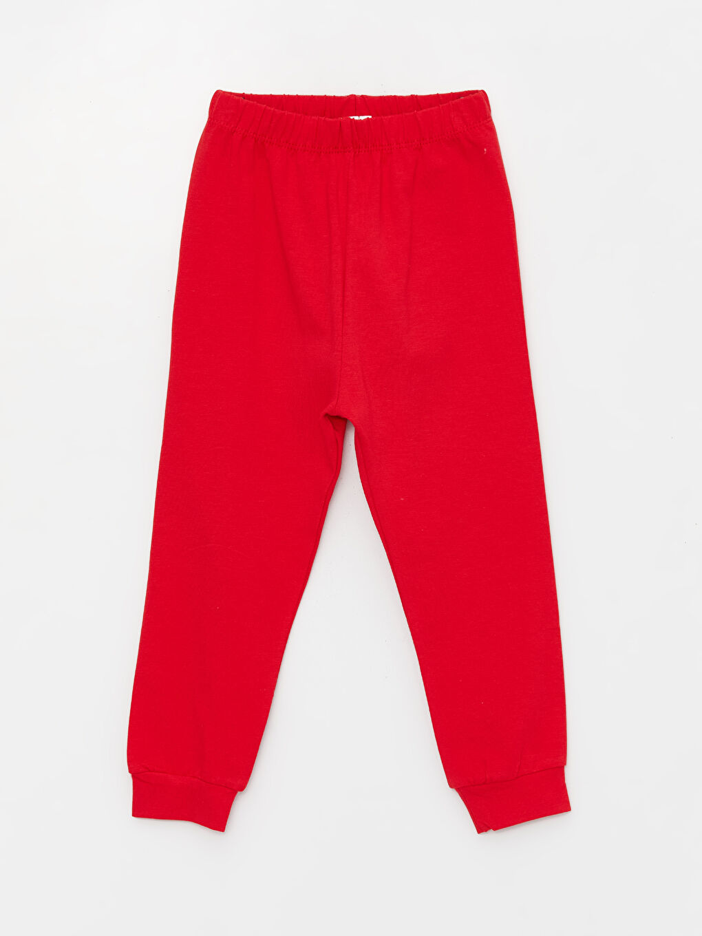 Kırmızı Bisiklet Yaka Uzun Kollu Kız Bebek Pijama Takımı-3