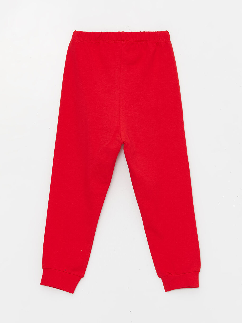 Kırmızı Bisiklet Yaka Uzun Kollu Kız Bebek Pijama Takımı-4