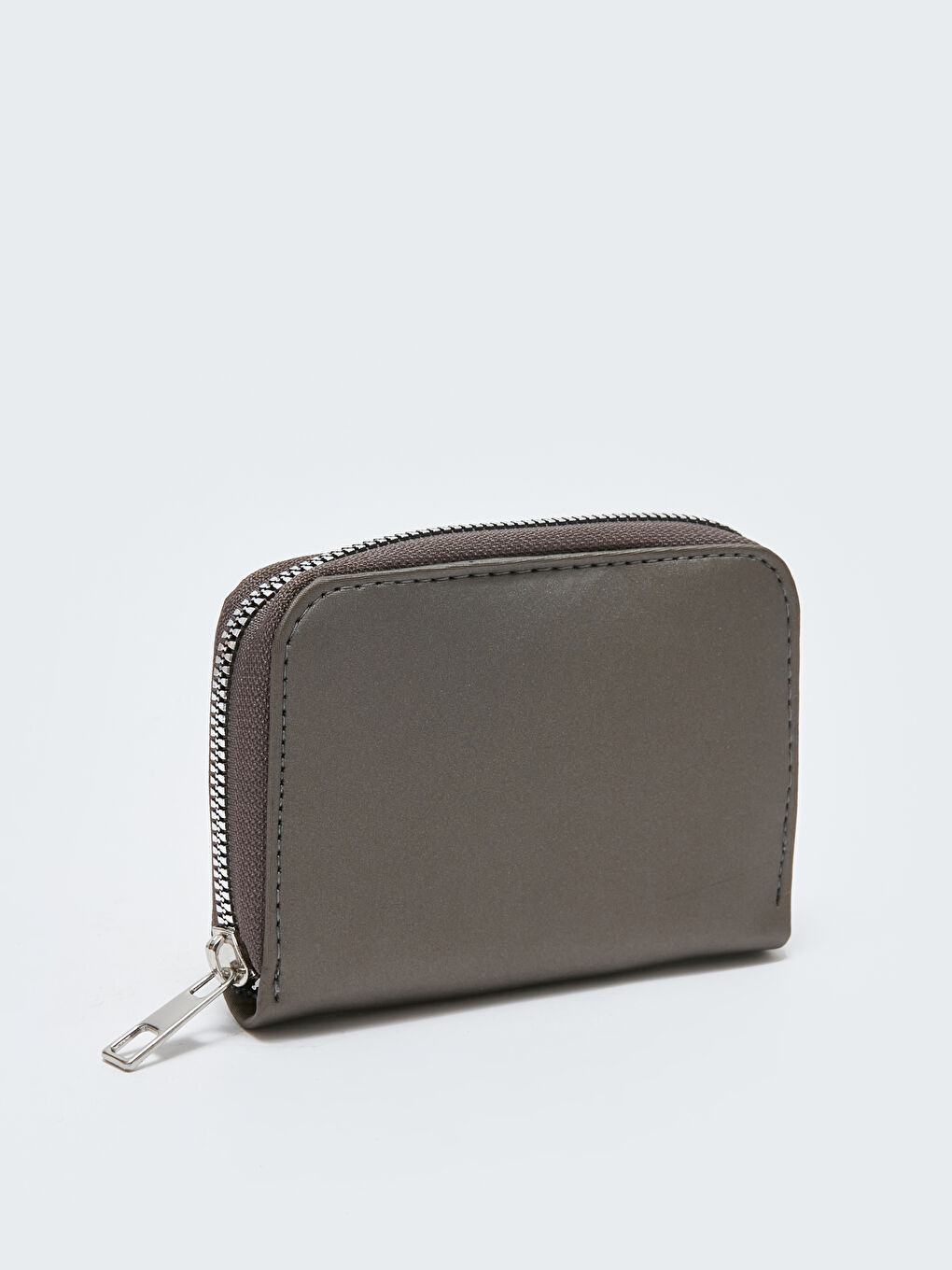 Bej Deri Görünümlü Kadın Cüzdan-1