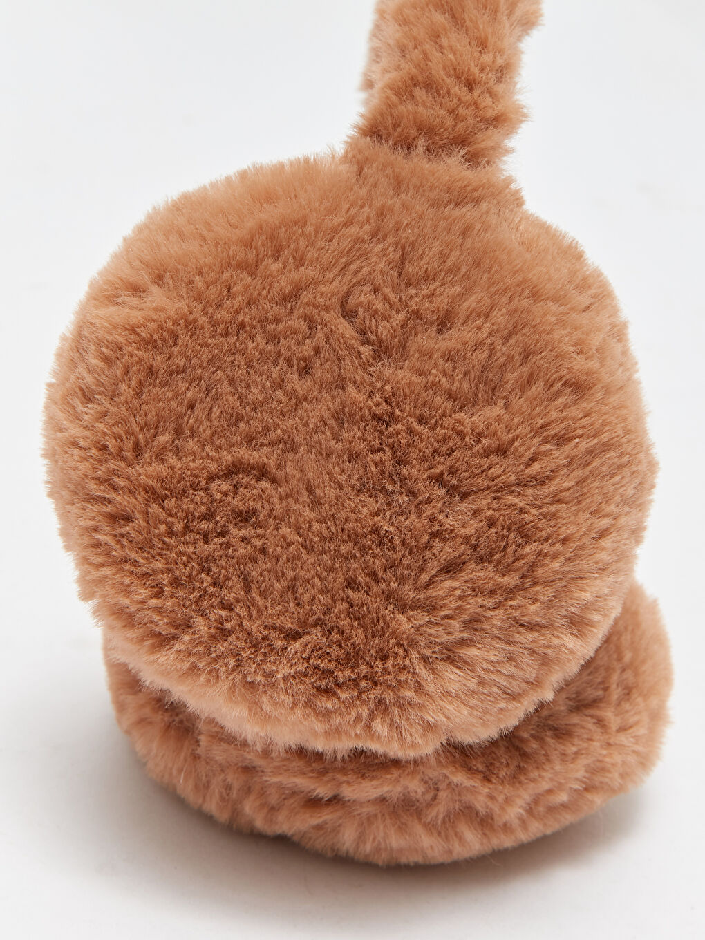 Kahverengi Pelüş Kız Çocuk Kulaklık-2