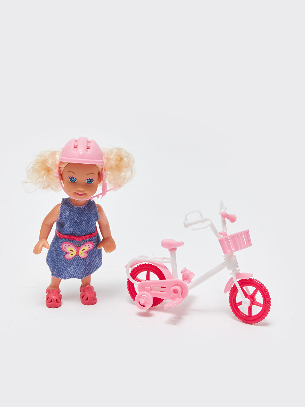 Bisikletli Mini Manken Bebek-1