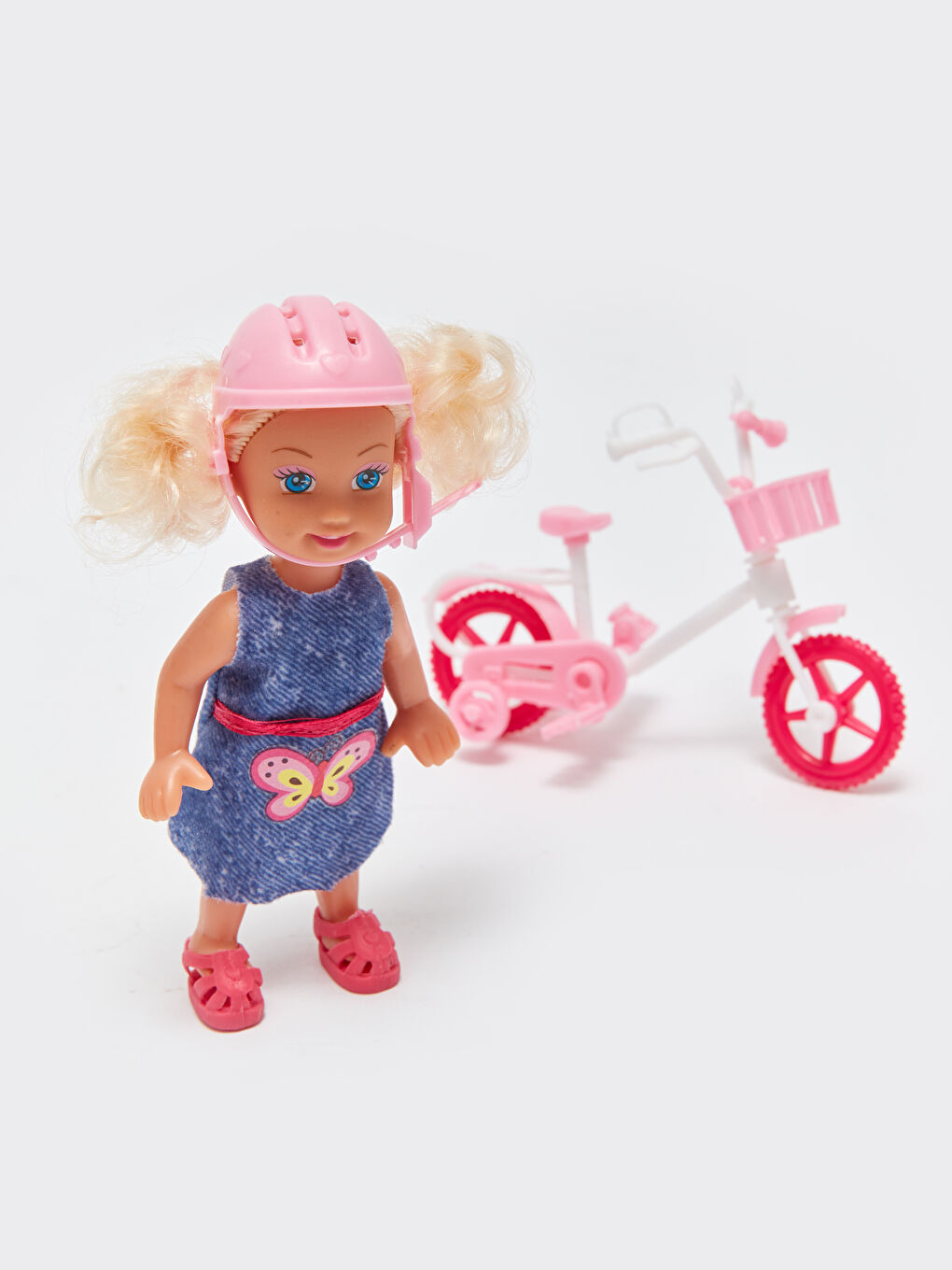 Bisikletli Mini Manken Bebek-2