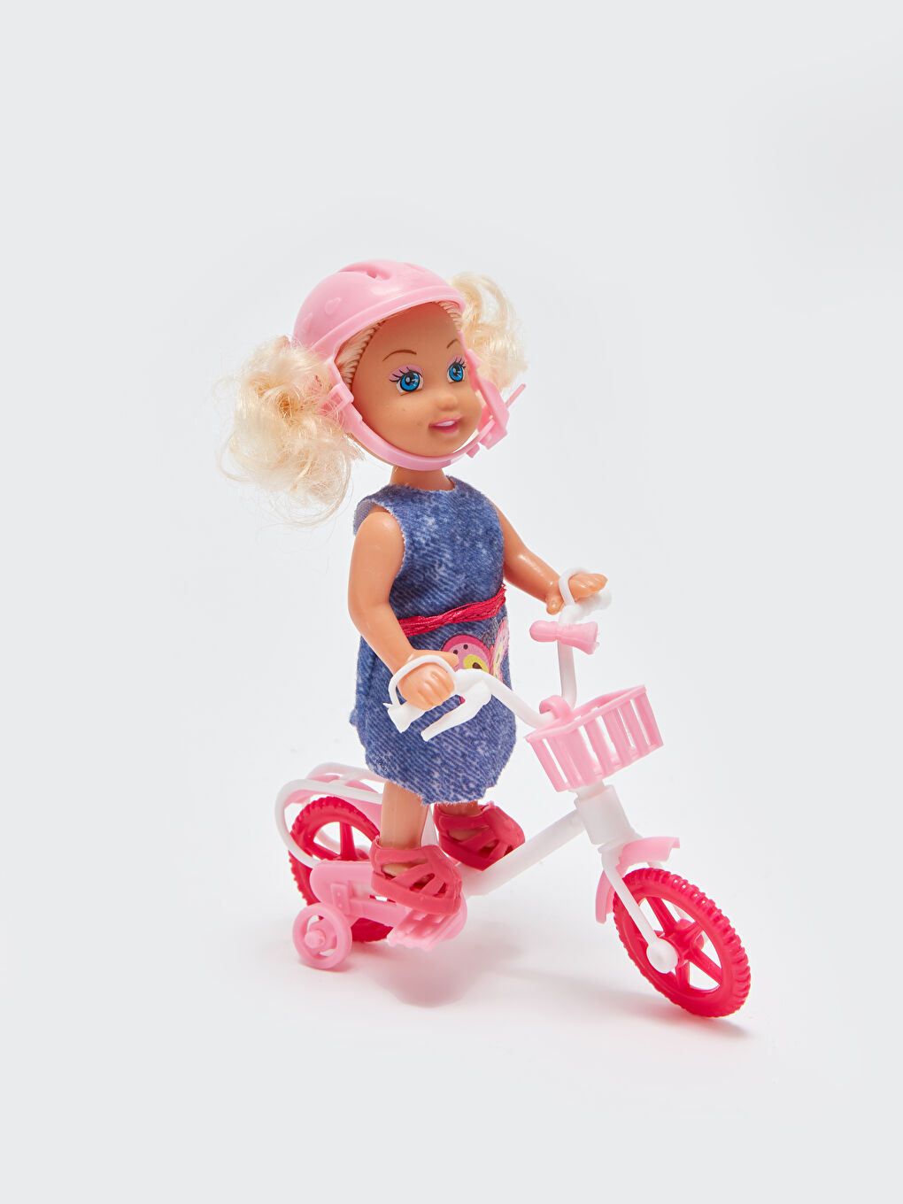 Bisikletli Mini Manken Bebek-3