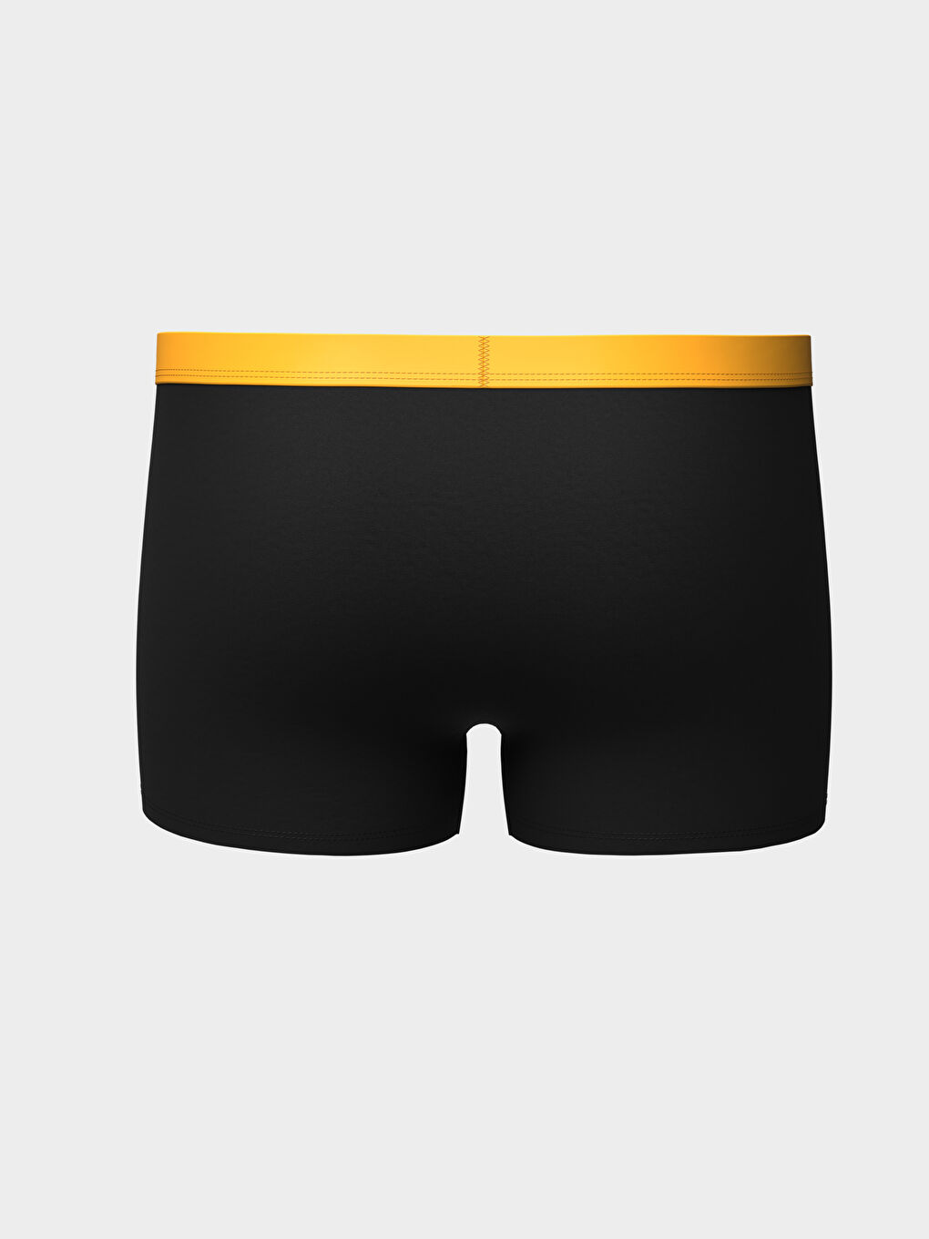 Siyah Standart Kalıp Garfield Baskılı Pamuklu Esnek Erkek Boxer-1