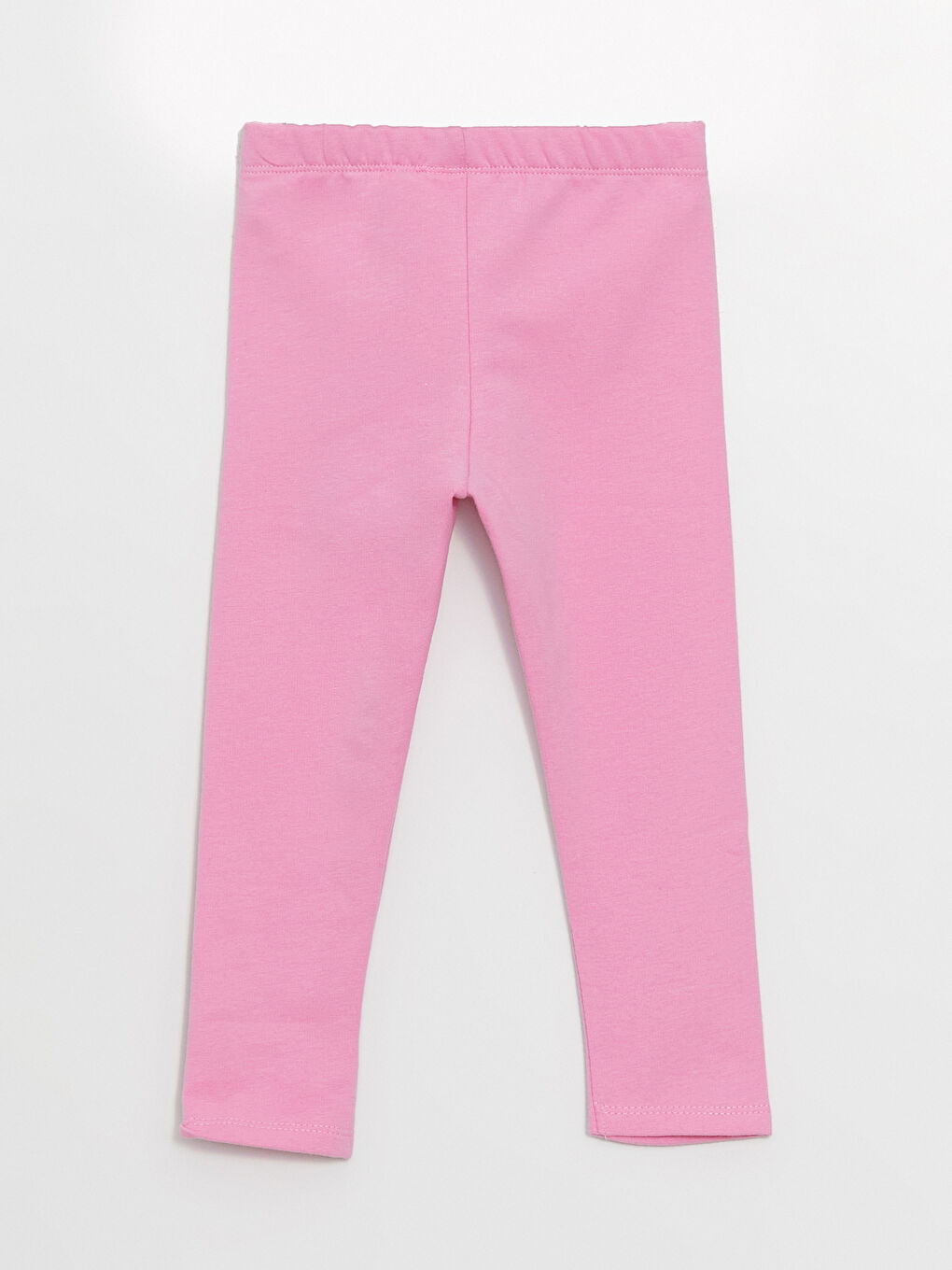 Pembe Beli Lastikli Chip'n Dale Baskılı Uzun  Kız Bebek Tayt-4