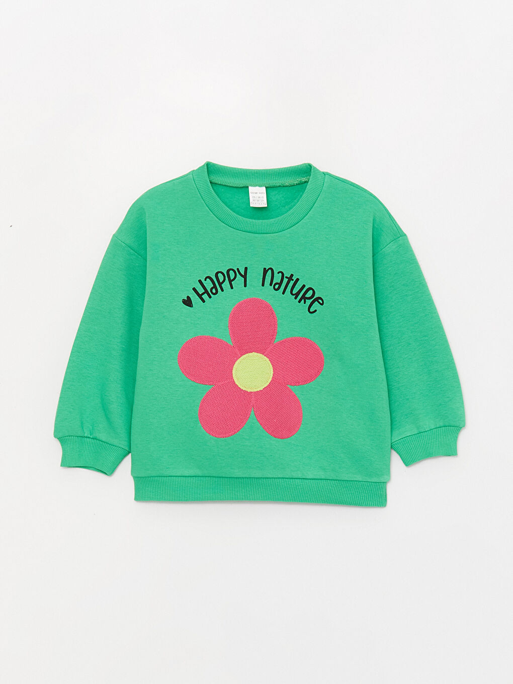 LCW baby Sweat-Shirt Bébé Filles Imprimé à Manches Longues et Col Rond -W3HN23Z1-GBP