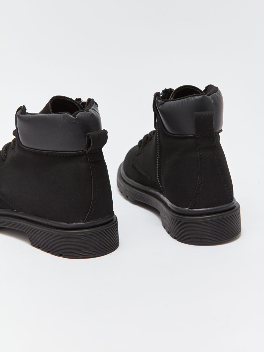 Bottes Garçon à Semelle Épaisse à Lacets-4