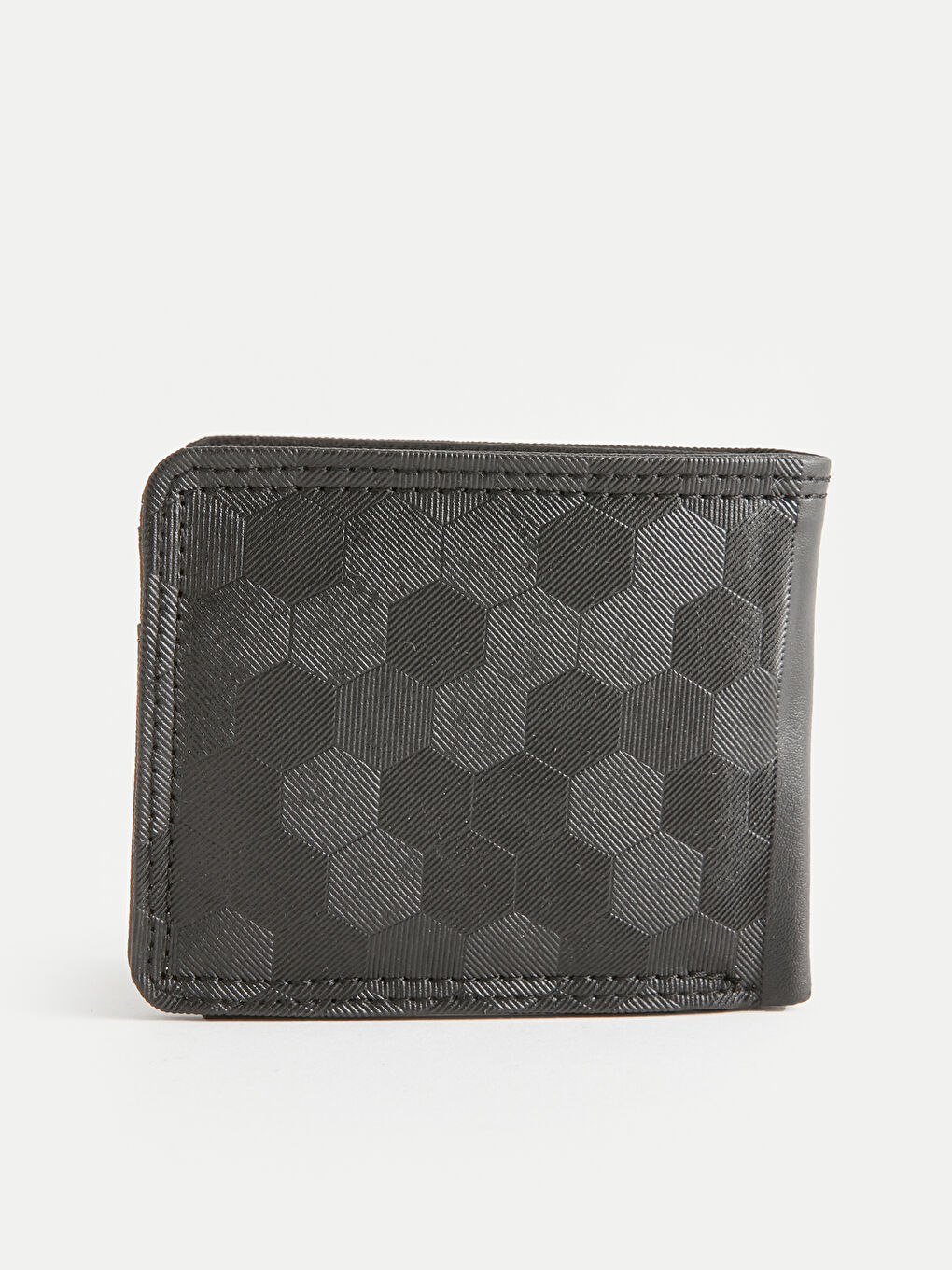 Siyah Deri Görünümlü Erkek Cüzdan-1