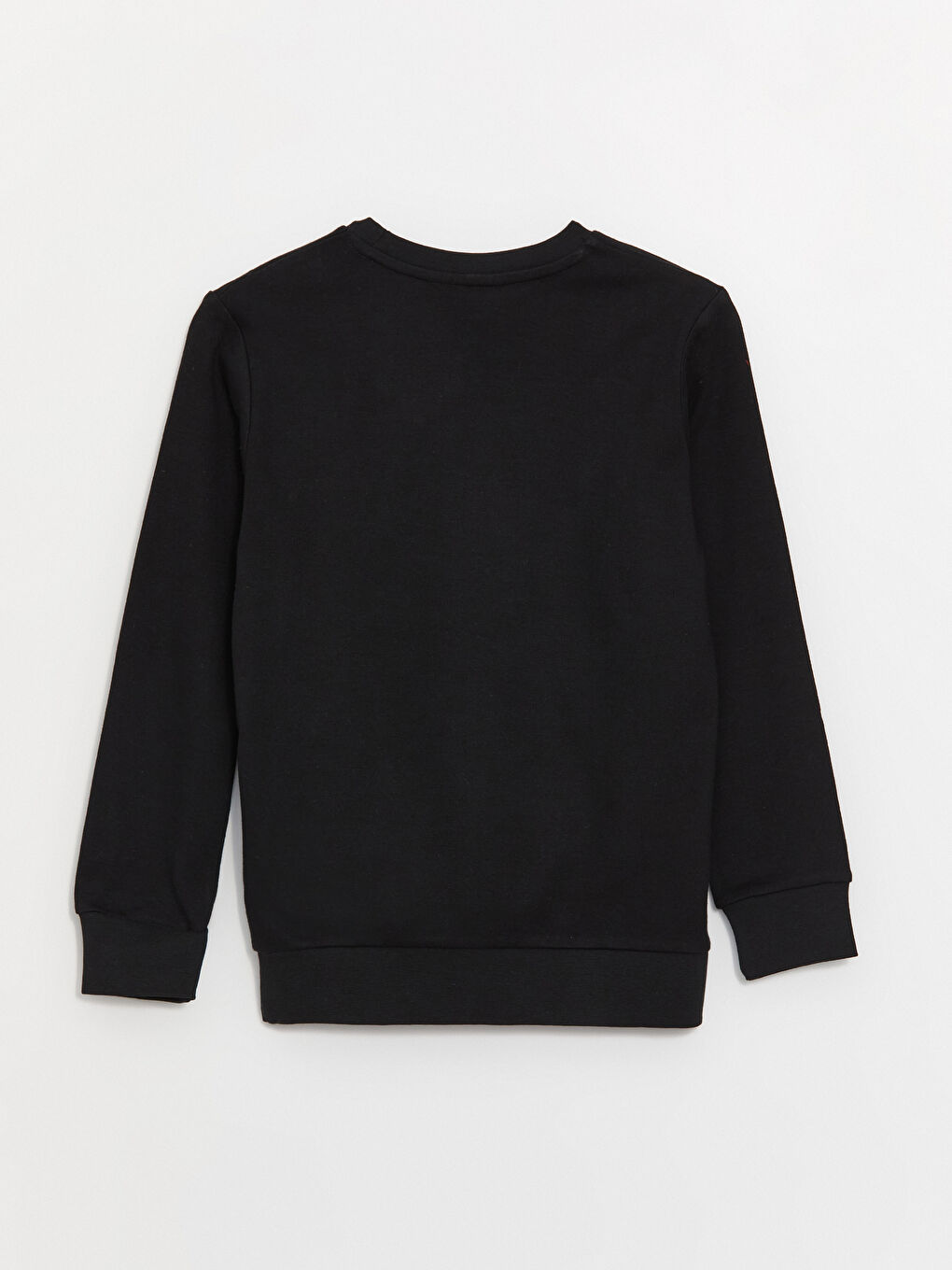 Siyah Bisiklet Yaka Hulk Baskılı Uzun Kollu Erkek Çocuk Tişört-2