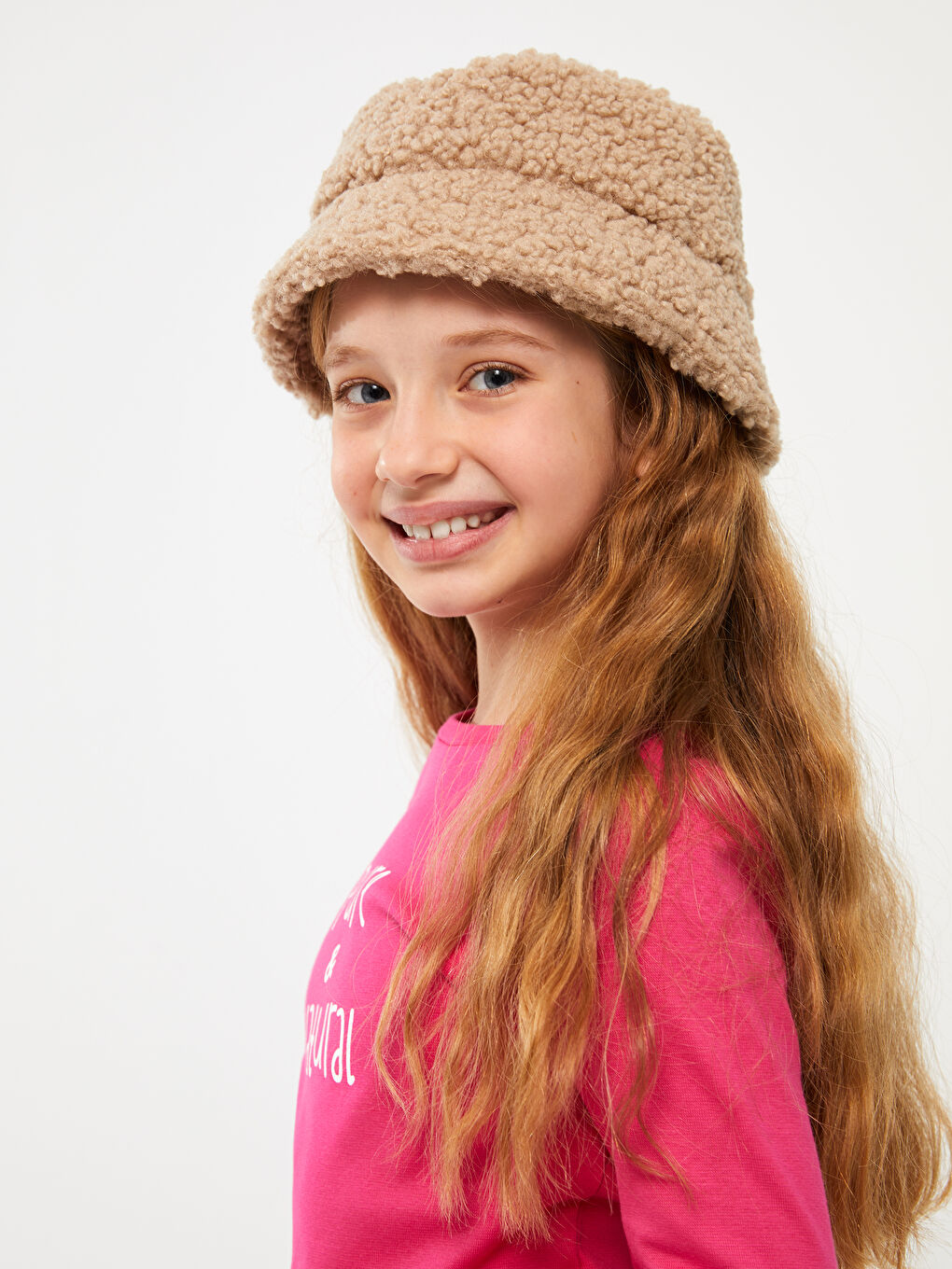 Mor Bisiklet Yaka Baskılı Uzun Kollu Kız Çocuk Tişört-2