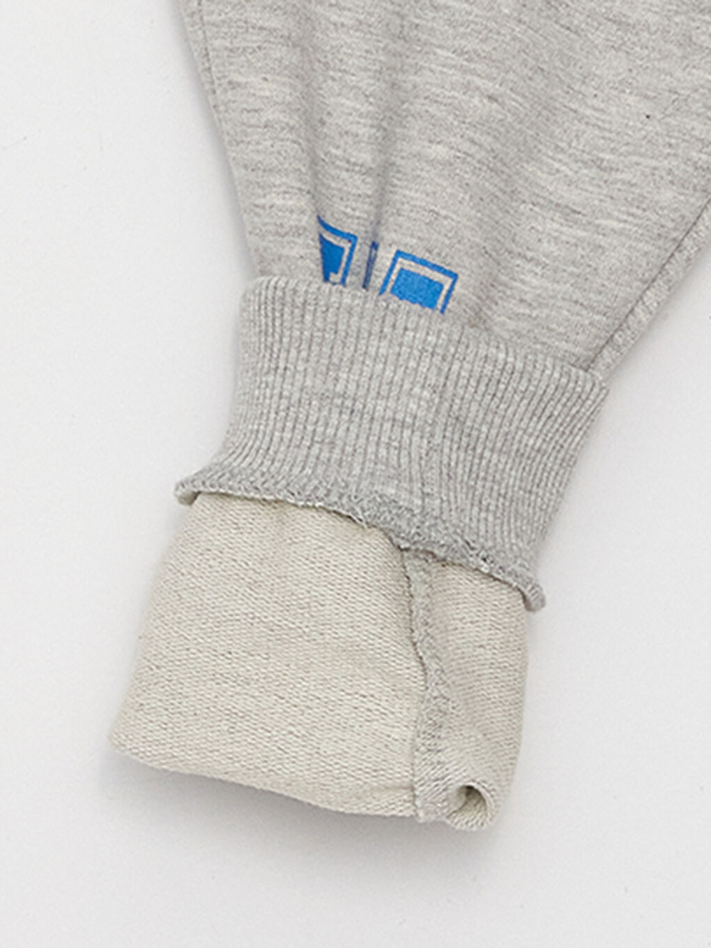 Set 2 Piese Bluza cu Mâneca Lungă și Guler Rotund Imprimată pentru Bebeluși Băieți și Pantaloni de Trening-3