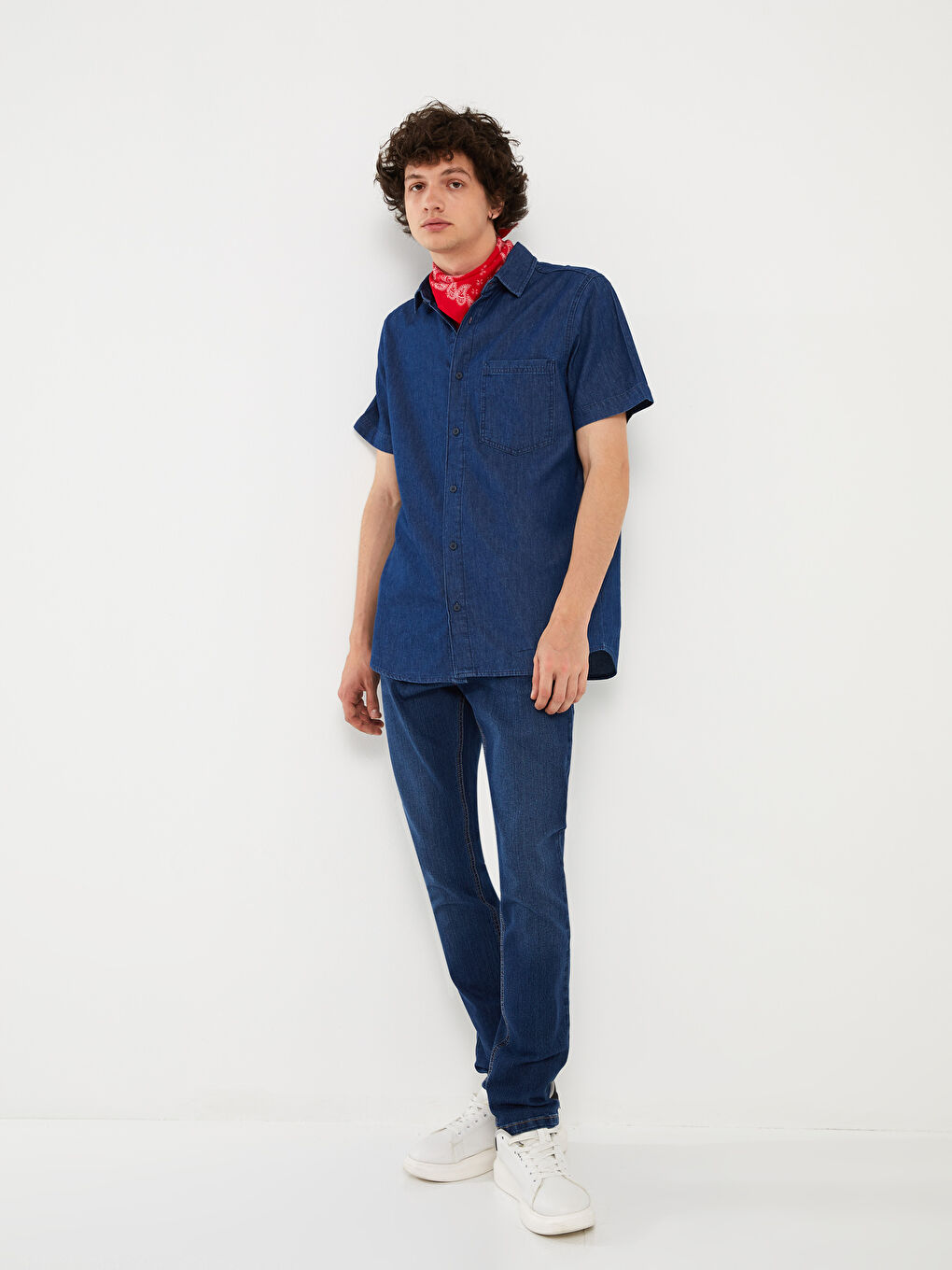 İndigo 750 Slim Fit Erkek Jean Pantolon-1